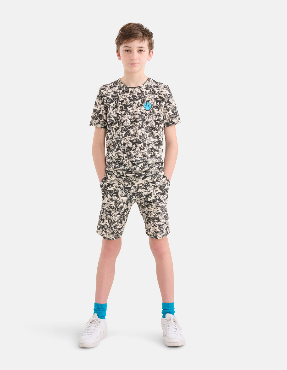 Bedrucktes T-shirt Schwarz SHOEBY BOYS