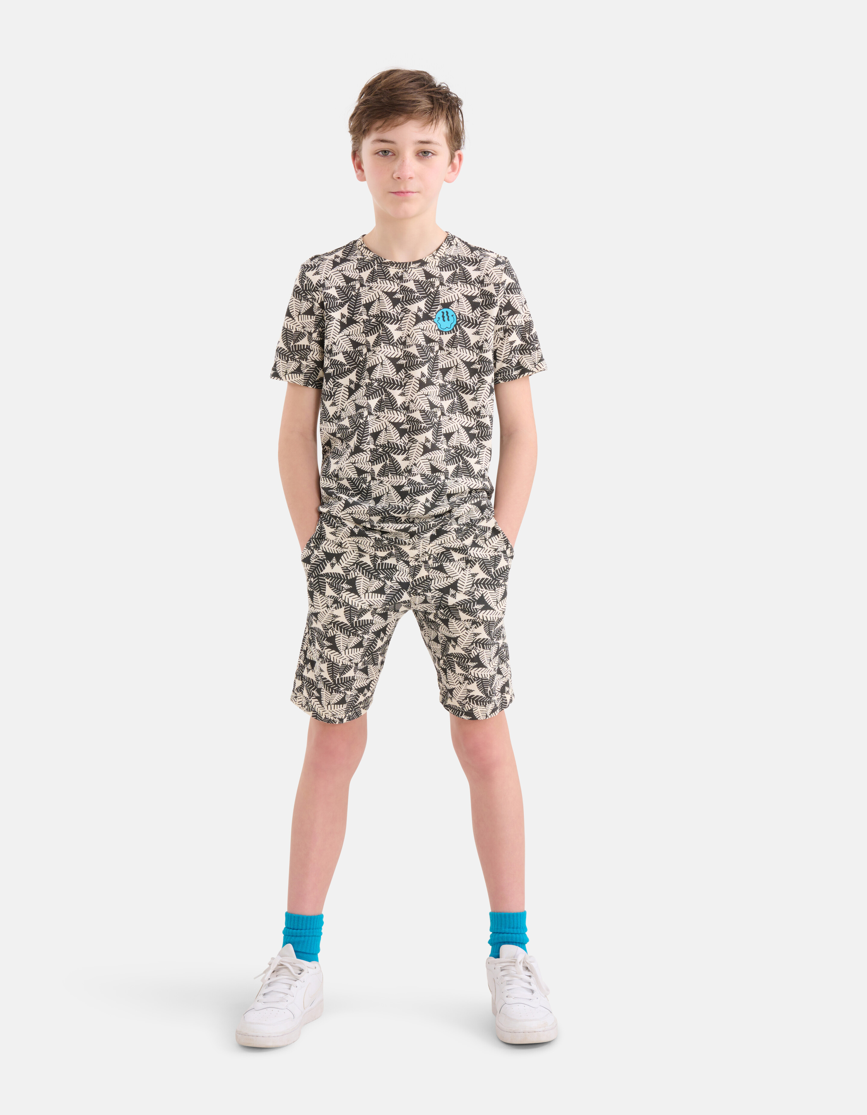 Bedrucktes T-shirt Schwarz SHOEBY BOYS