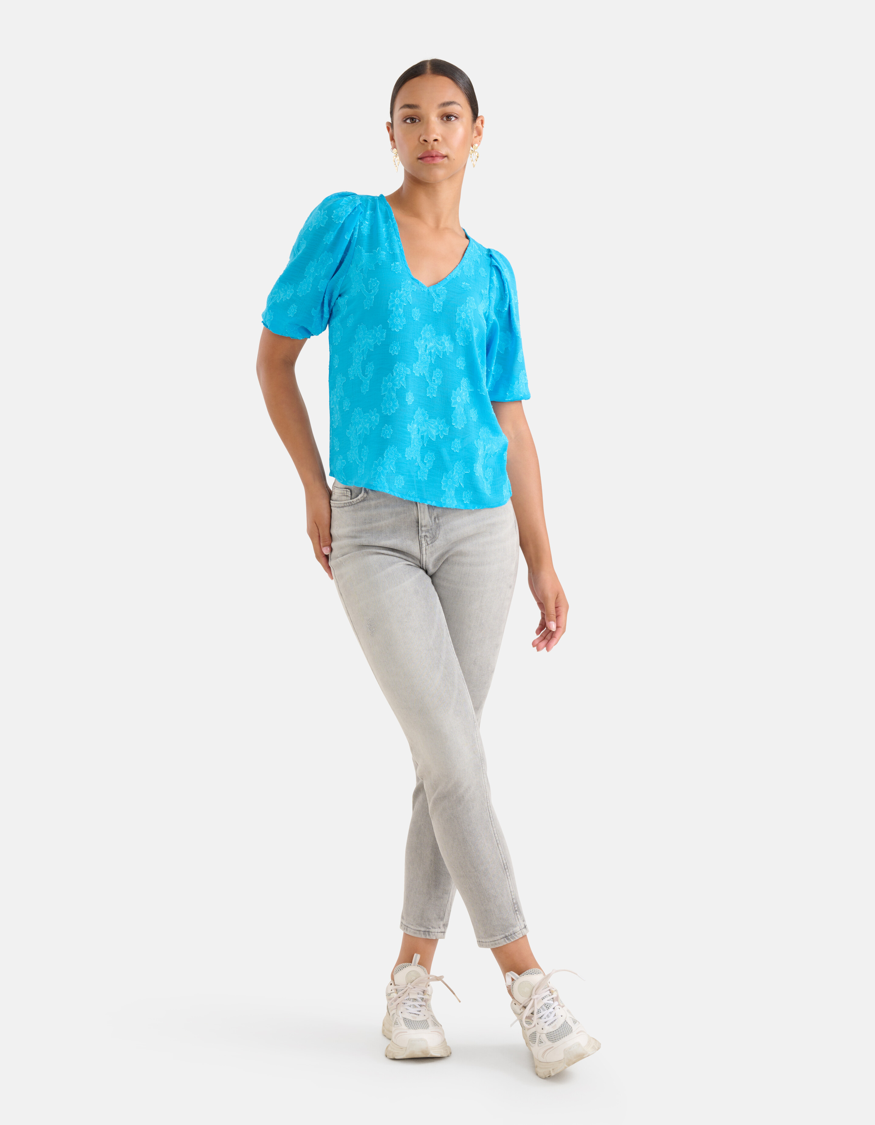 Chiffon Top Blauw SHOEBY WOMEN