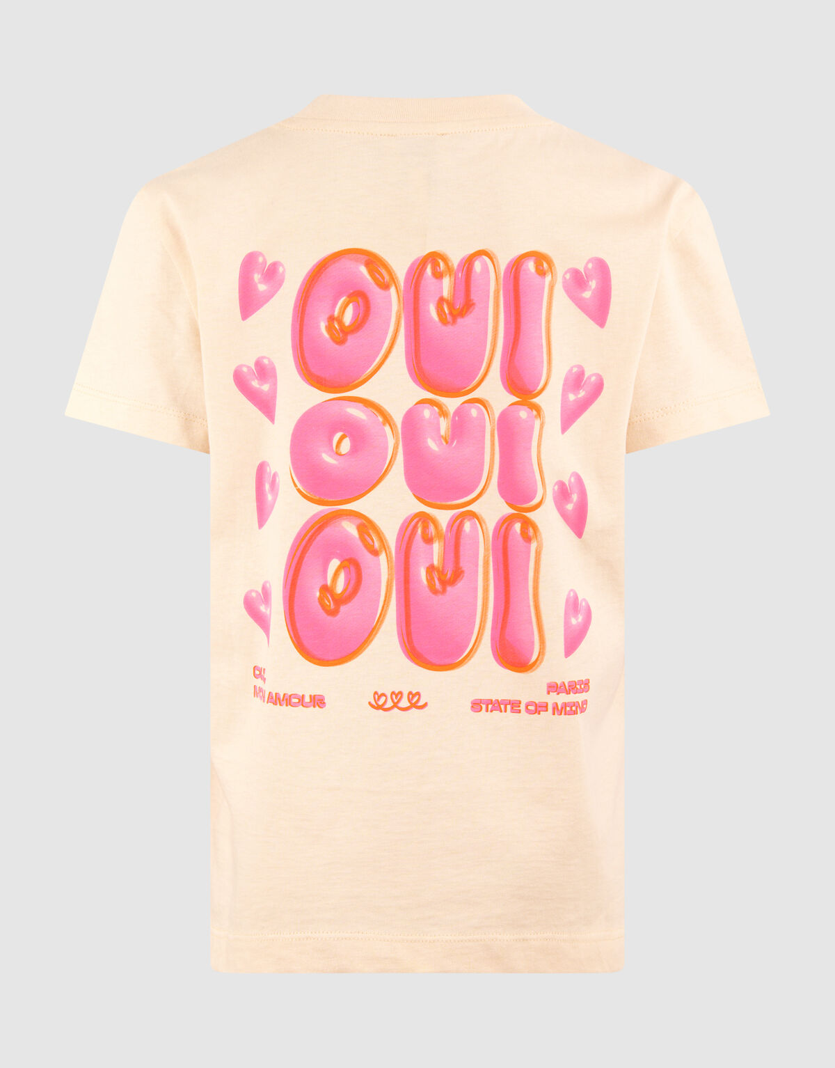 Mon Amour Artwork T-shirt Off White SHOEBY GIRLS