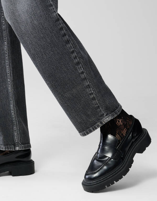 Randige Socken Schwarz SHOEBY ACCESSOIRES