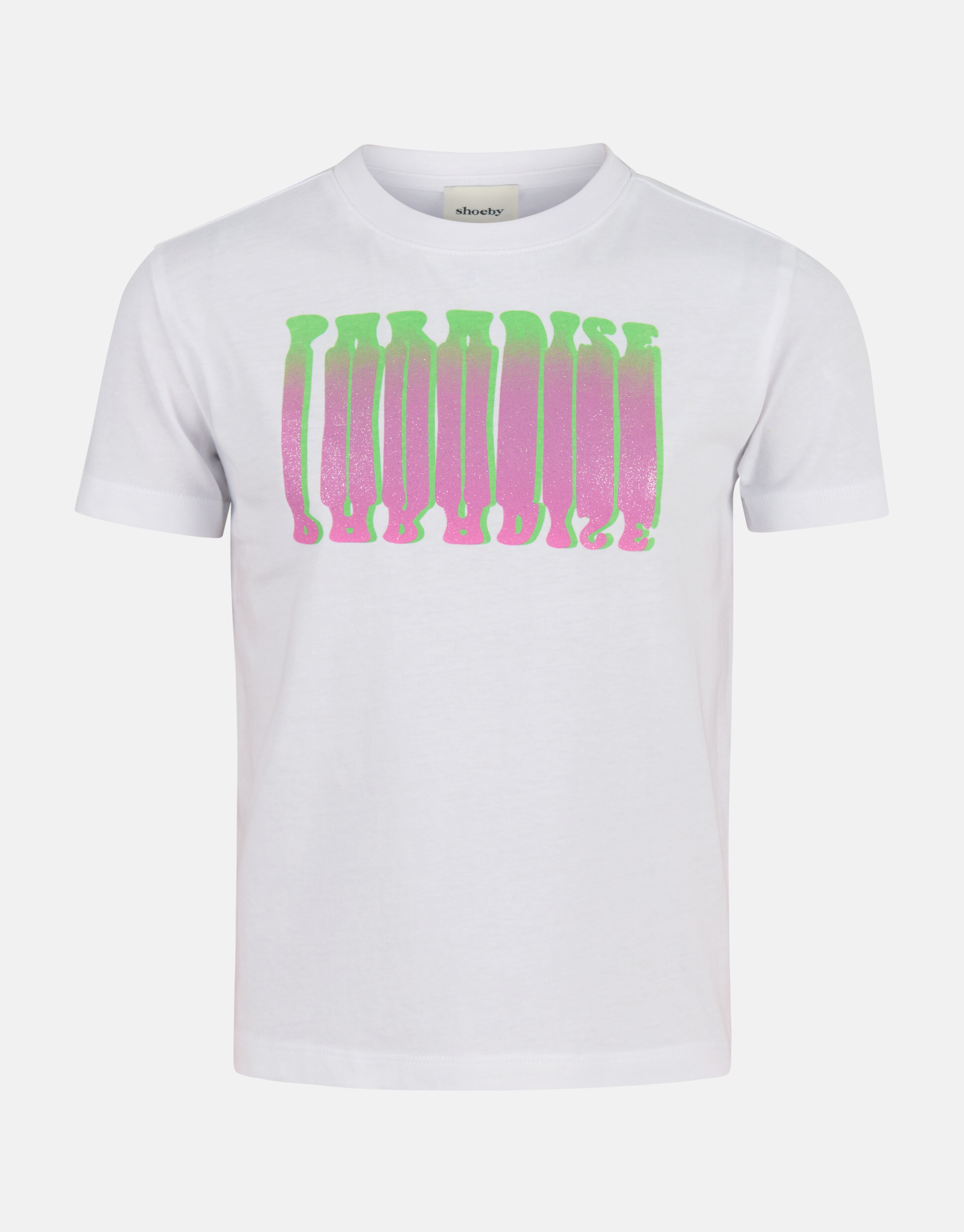 Loose Fit T-Shirt Weiß SHOEBY GIRLS