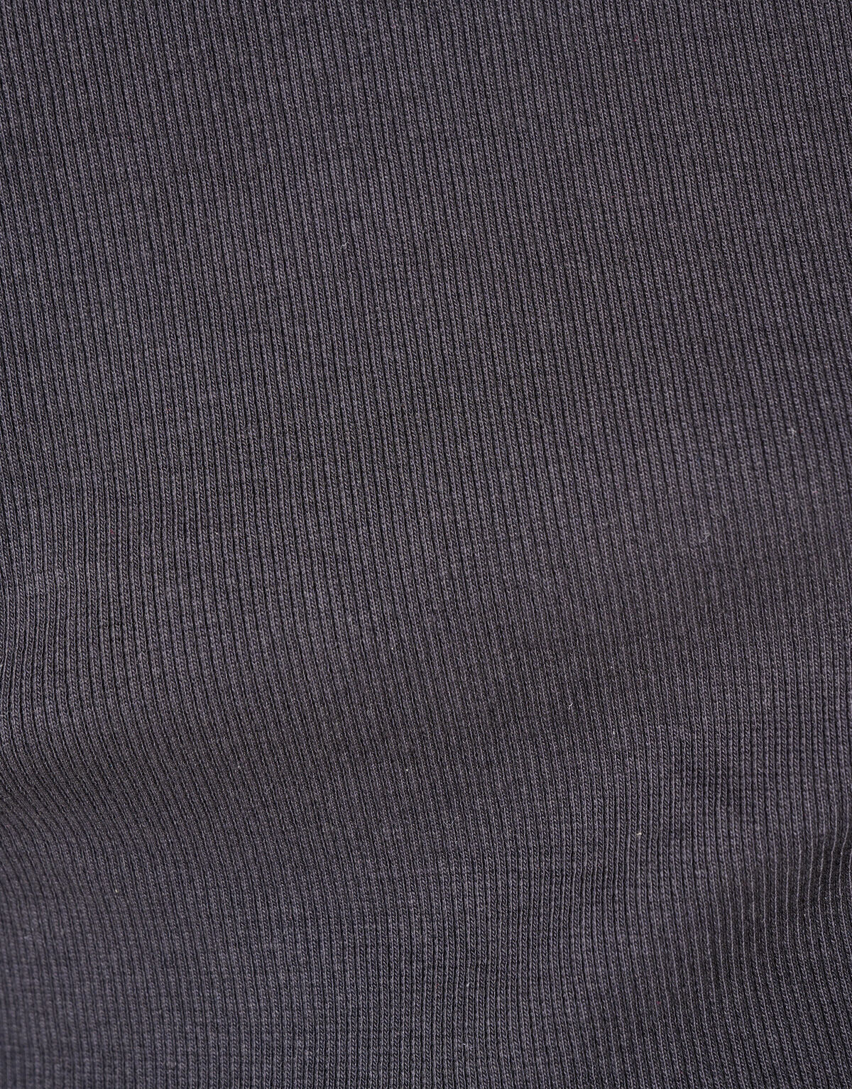 Geripptes Crop Top Dunkelgrau SHOEBY GIRLS