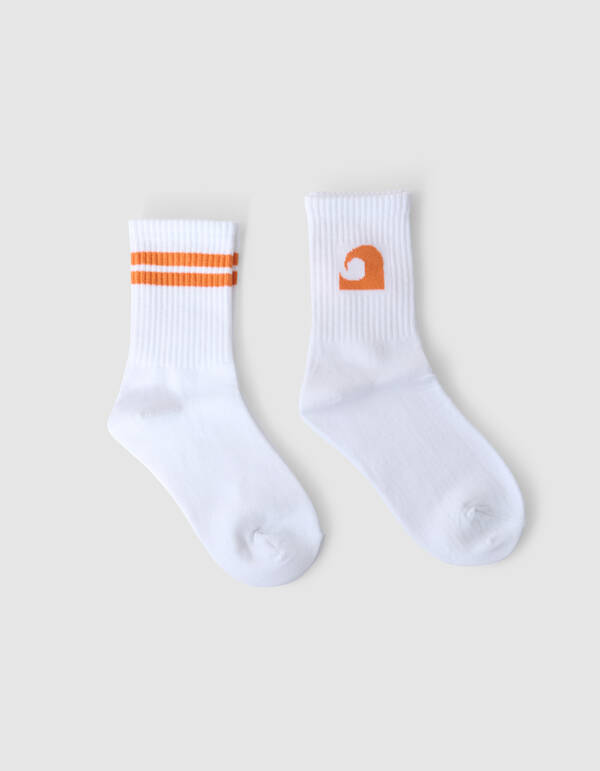 Wave Artwork Socken Orange SHOEBY ACCESSOIRES