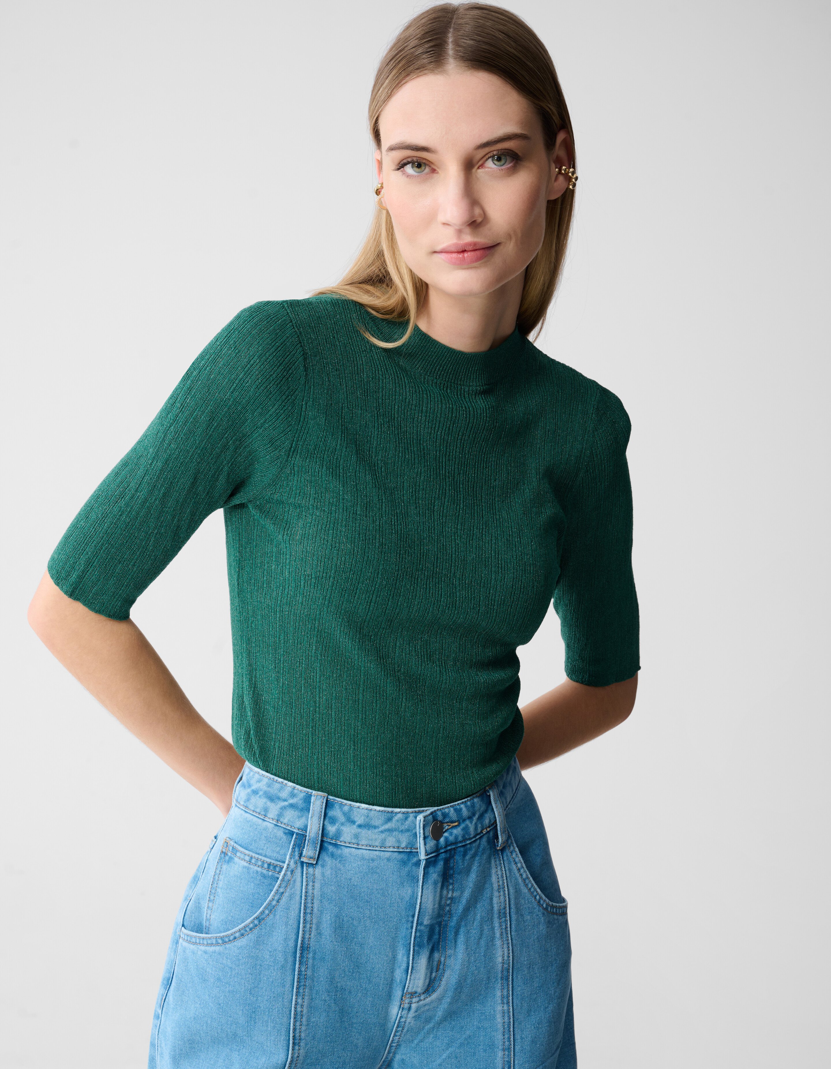 Struktur Top Gr&uuml;n SHOEBY WOMEN