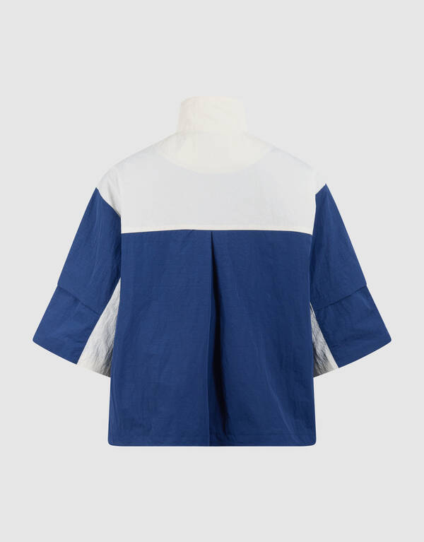 &Uuml;bergro&szlig;e sportliche Trainingsjacke Dunkelblau SHOEBY WOMEN