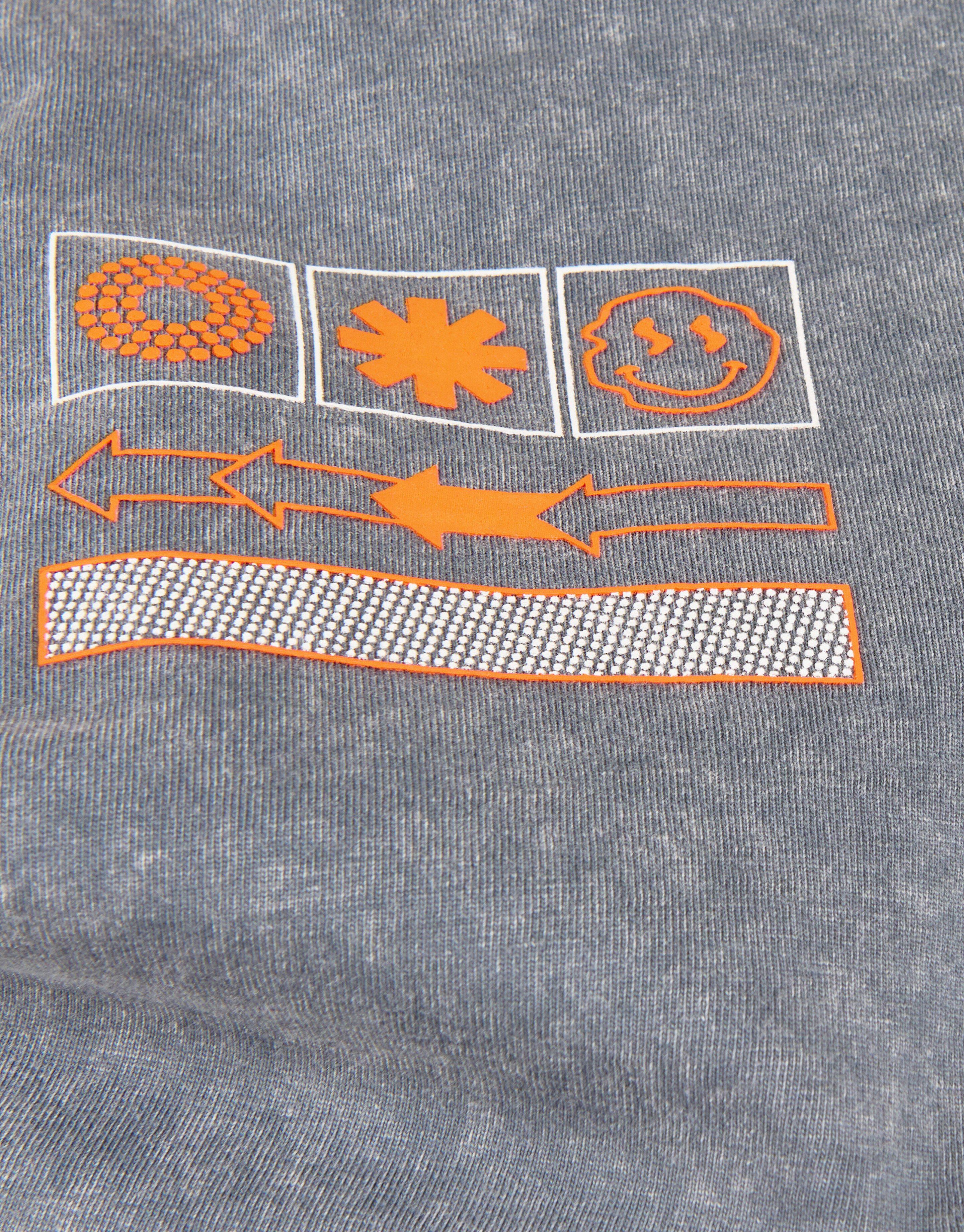 Gewaschenes T-shirt Hellgrau SHOEBY BOYS