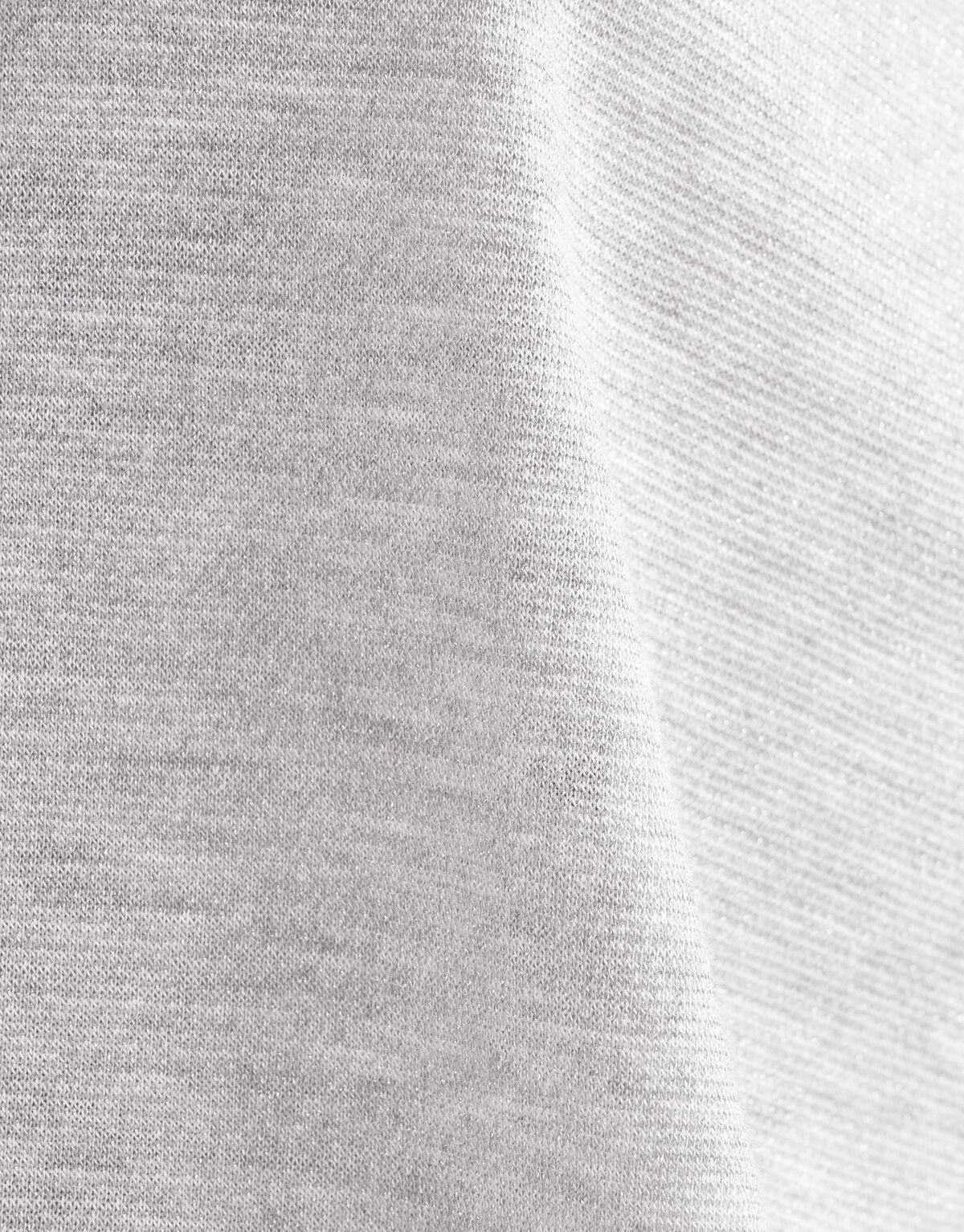 Glitzer-T-Shirt Grau SHOEBY WOMEN