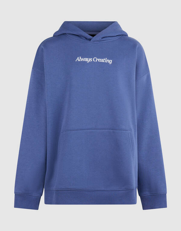Oversized Fit Hoodie Blau SHOEBY BOYS