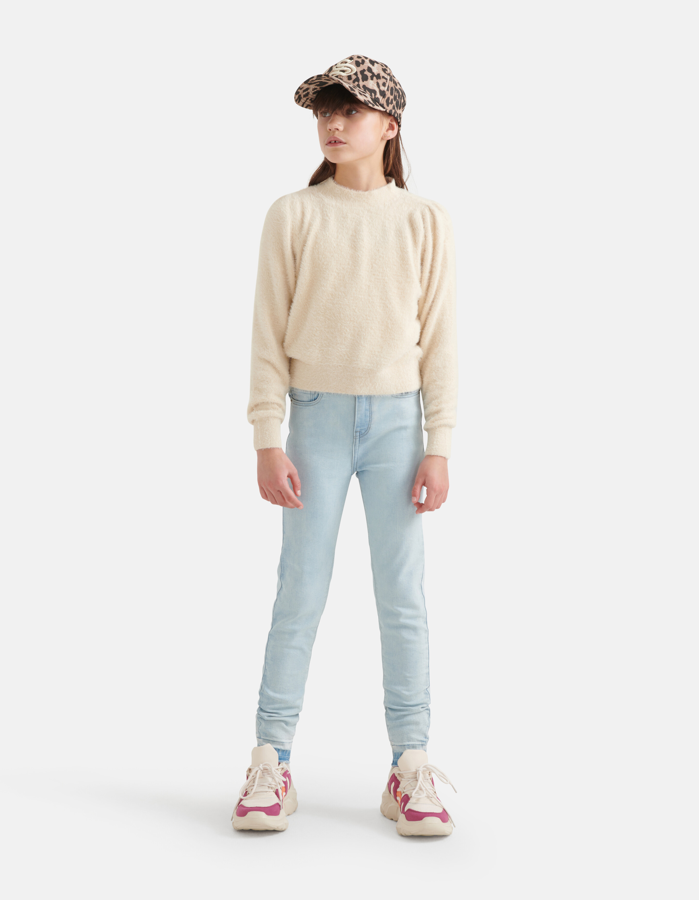 Weicher Pullover Off White SHOEBY GIRLS