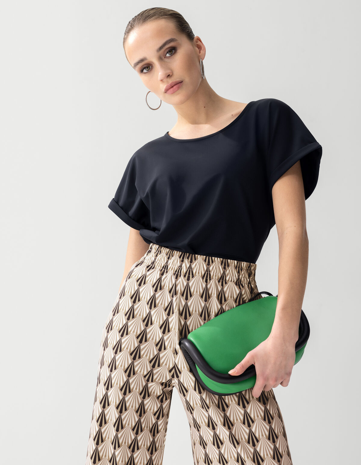 Reise-T-Shirt Schwarz von Mieke SHOEBY WOMEN