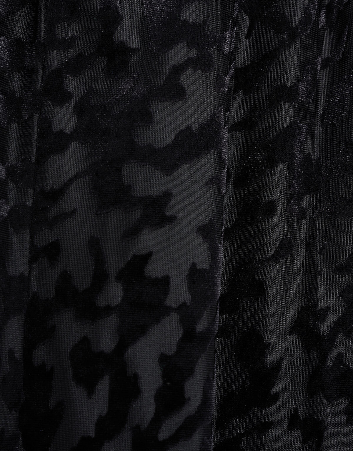 Samt-Print-Kleid Schwarz SHOEBY WOMEN