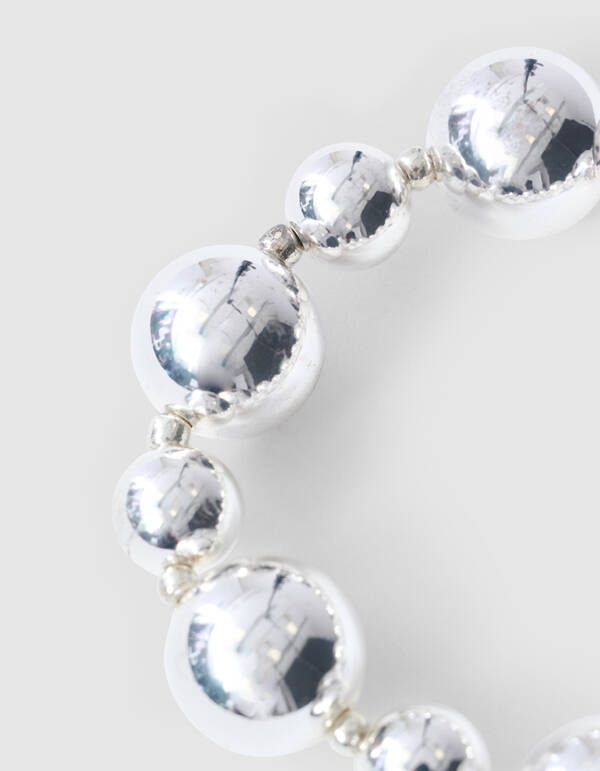 Beaded Armband Silber SHOEBY ACCESSOIRES