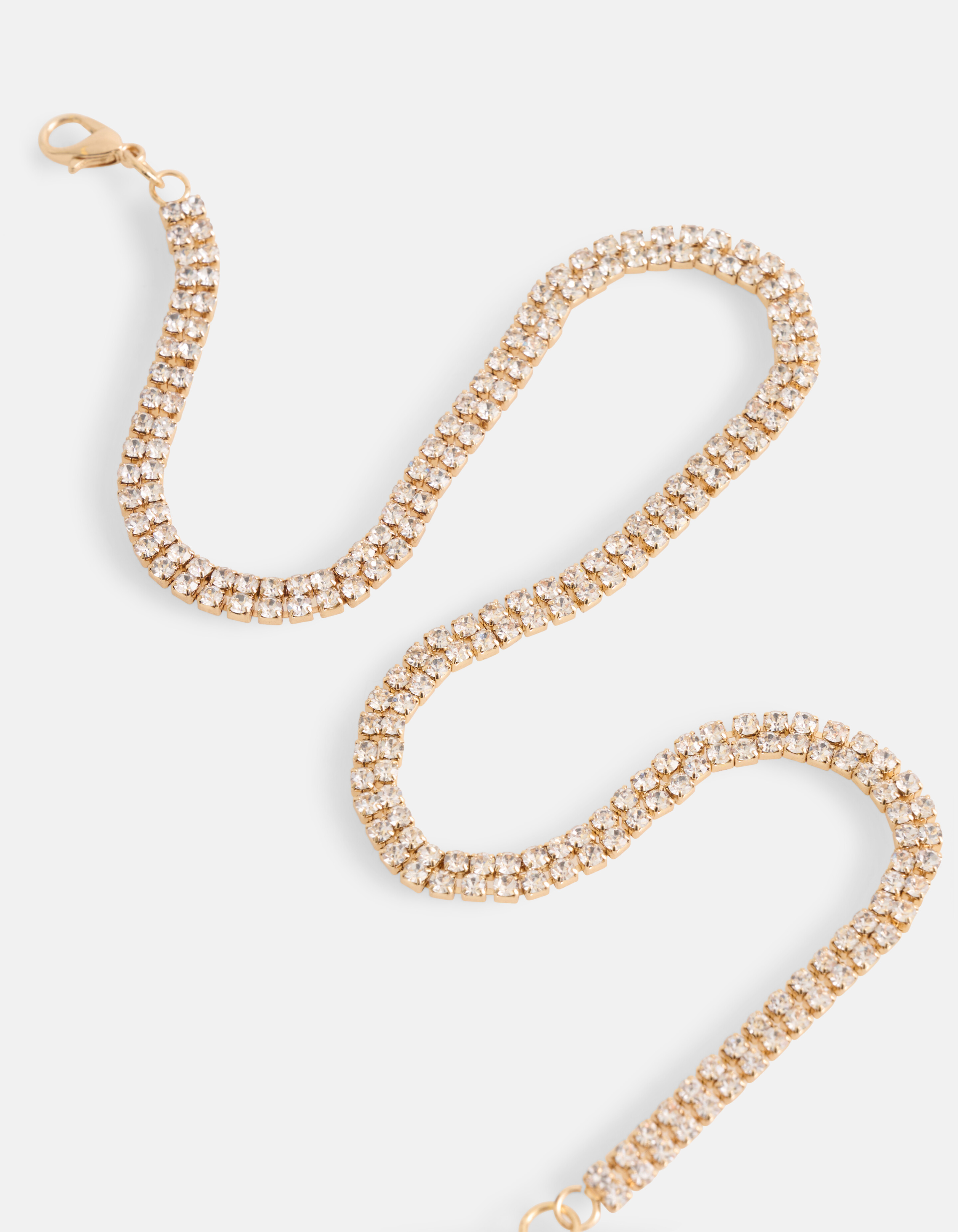 Strass-Halskette Gold SHOEBY ACCESSOIRES