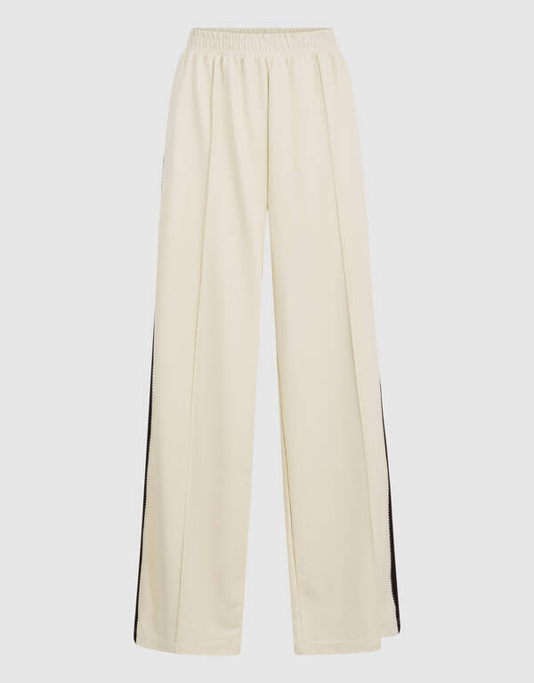 Tape Wide Leg Hose Gebrochenes Wei&szlig; SHOEBY WOMEN