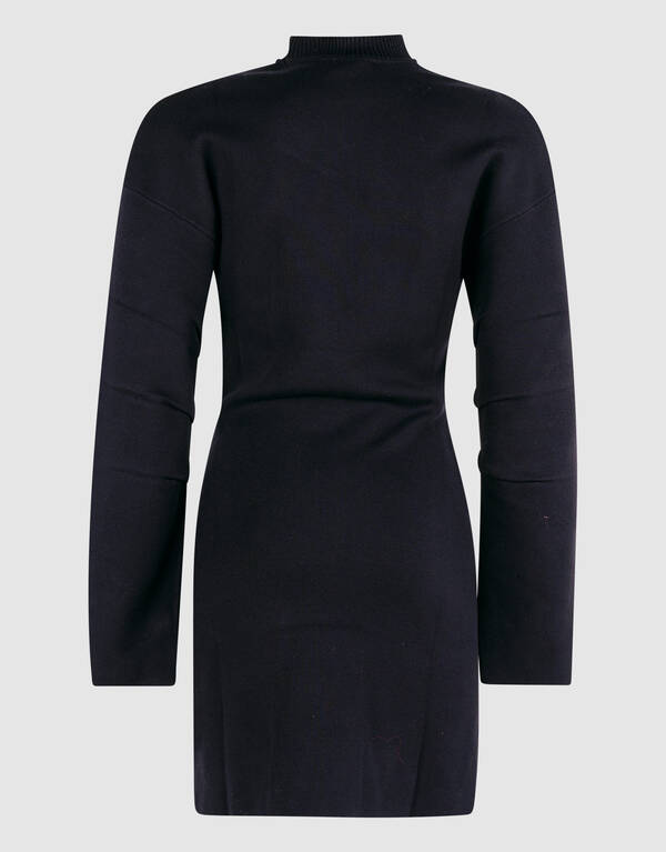 Balloon Sleeve Kleid Schwarz SHOEBY WOMEN