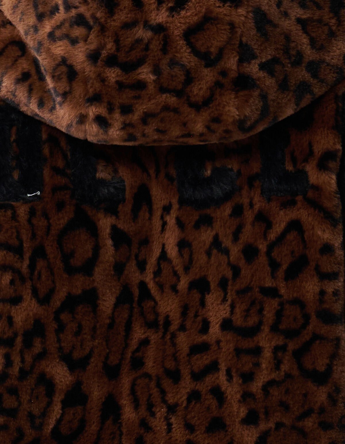 Pelz Leopard Jacke Braun SHOEBY GIRLS