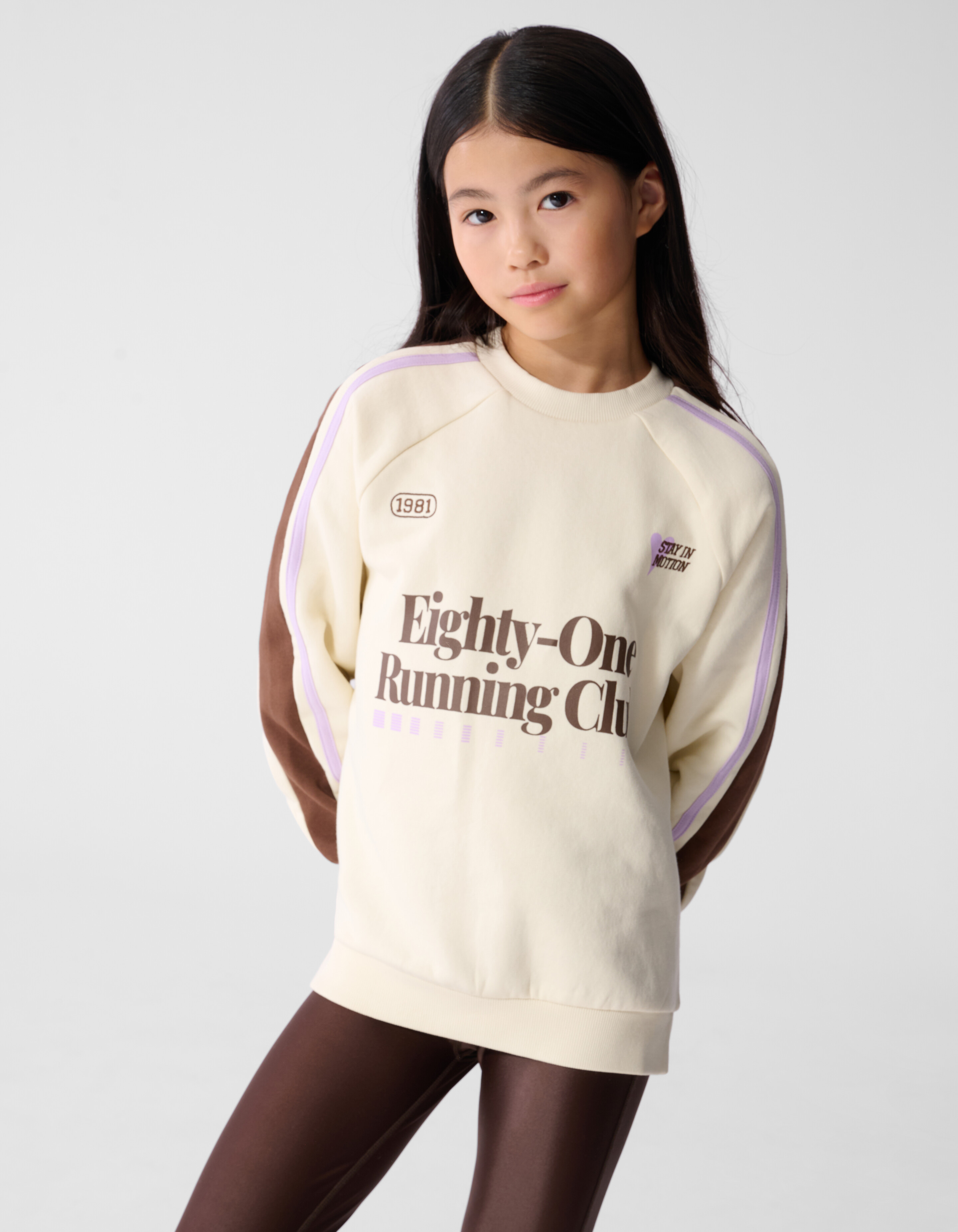 Gro&szlig;er Sportpullover in Off-White SHOEBY GIRLS