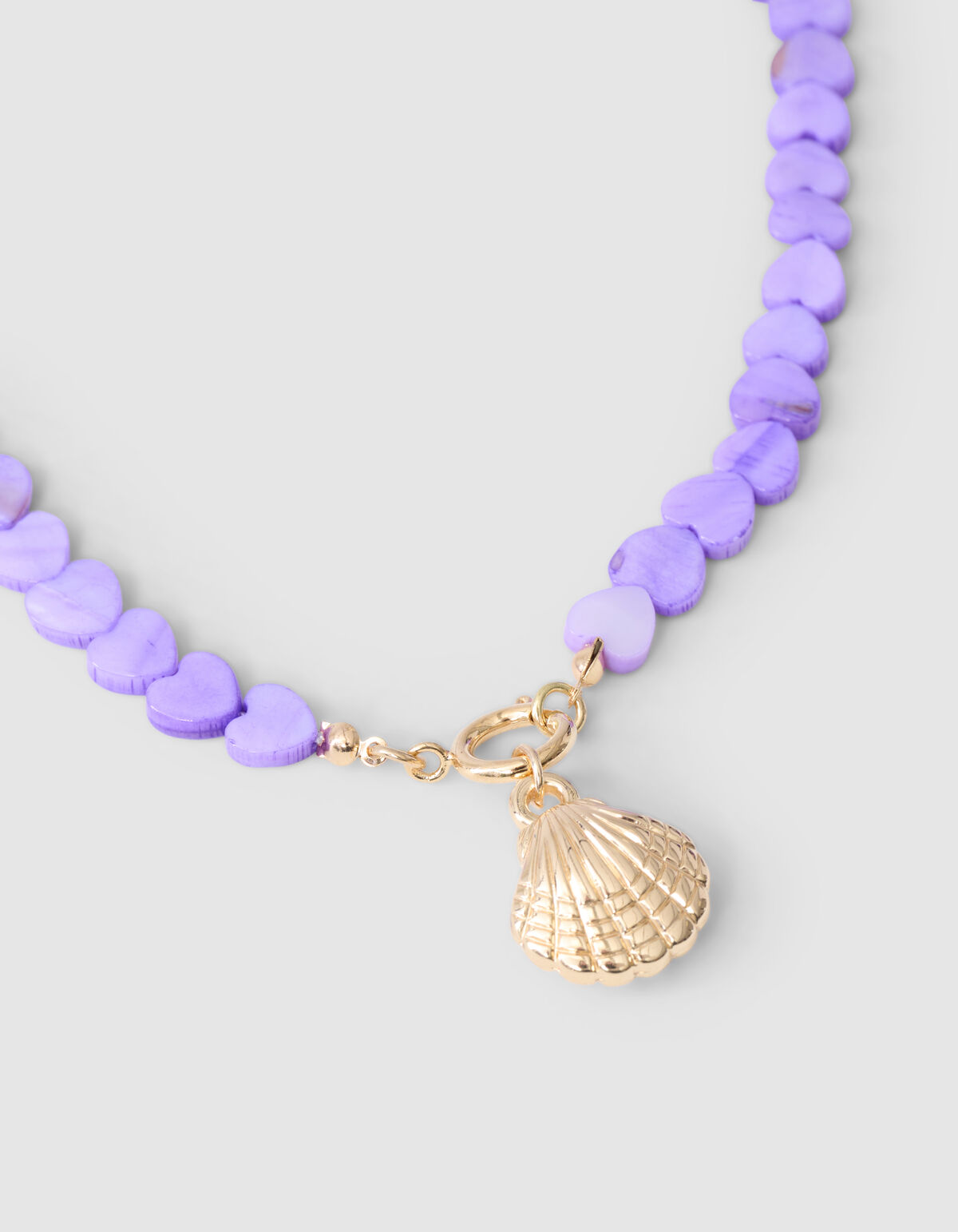 Perle Herz Halskette Lila SHOEBY ACCESSOIRES