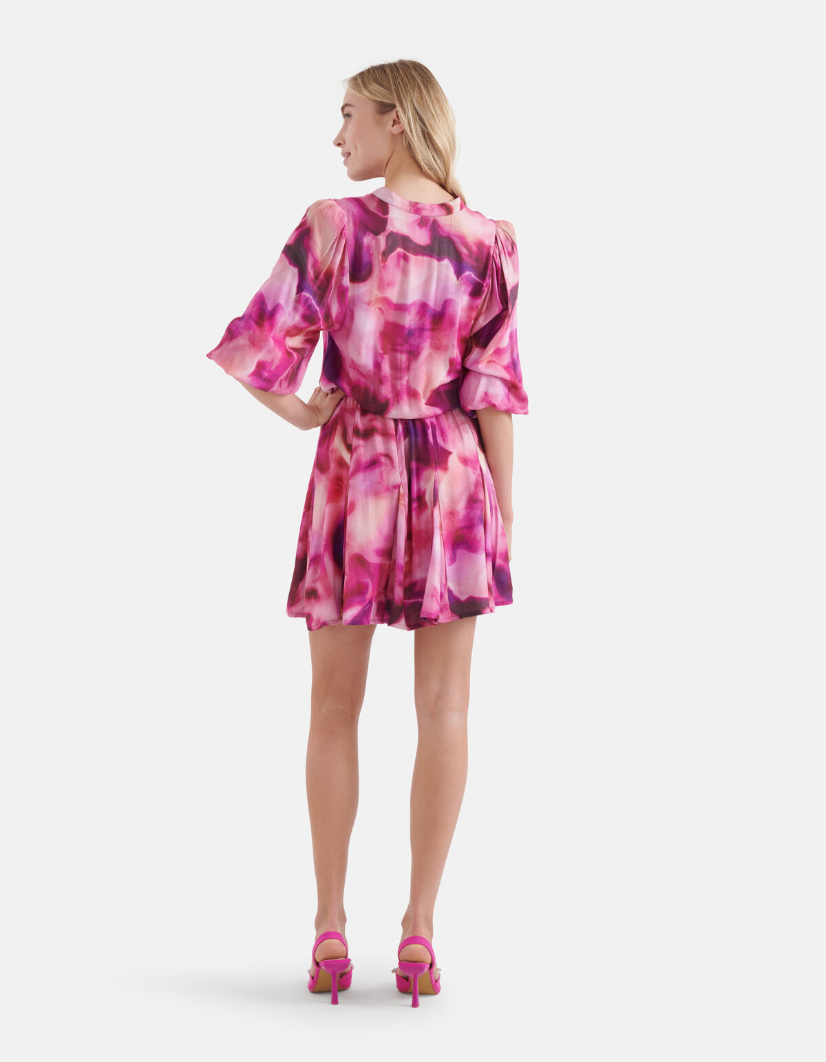 Tie Dye Print Kleid Pink SHOEBY WOMEN