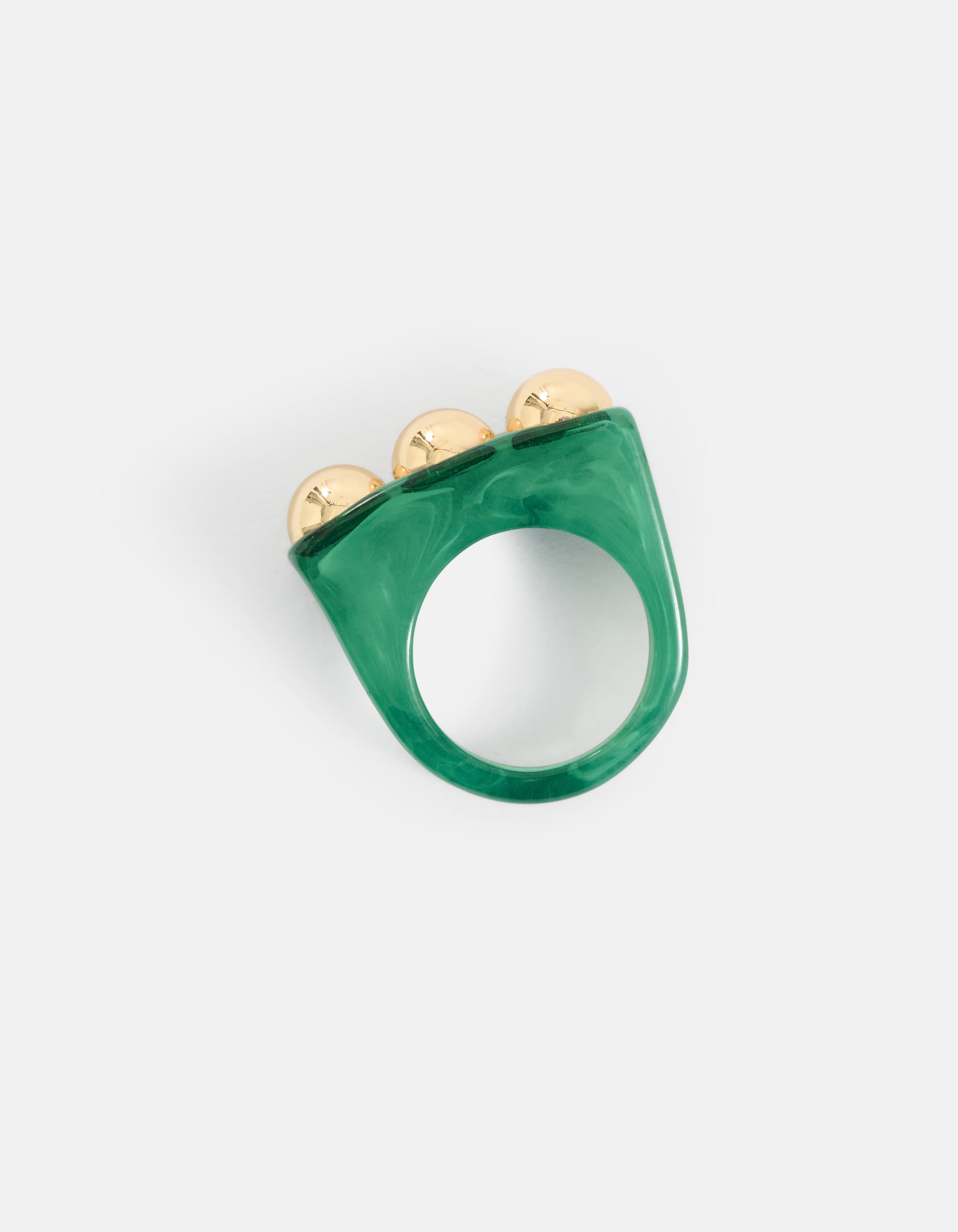 Ohrstecker Ring Grün By Lizzy SHOEBY ACCESSOIRES