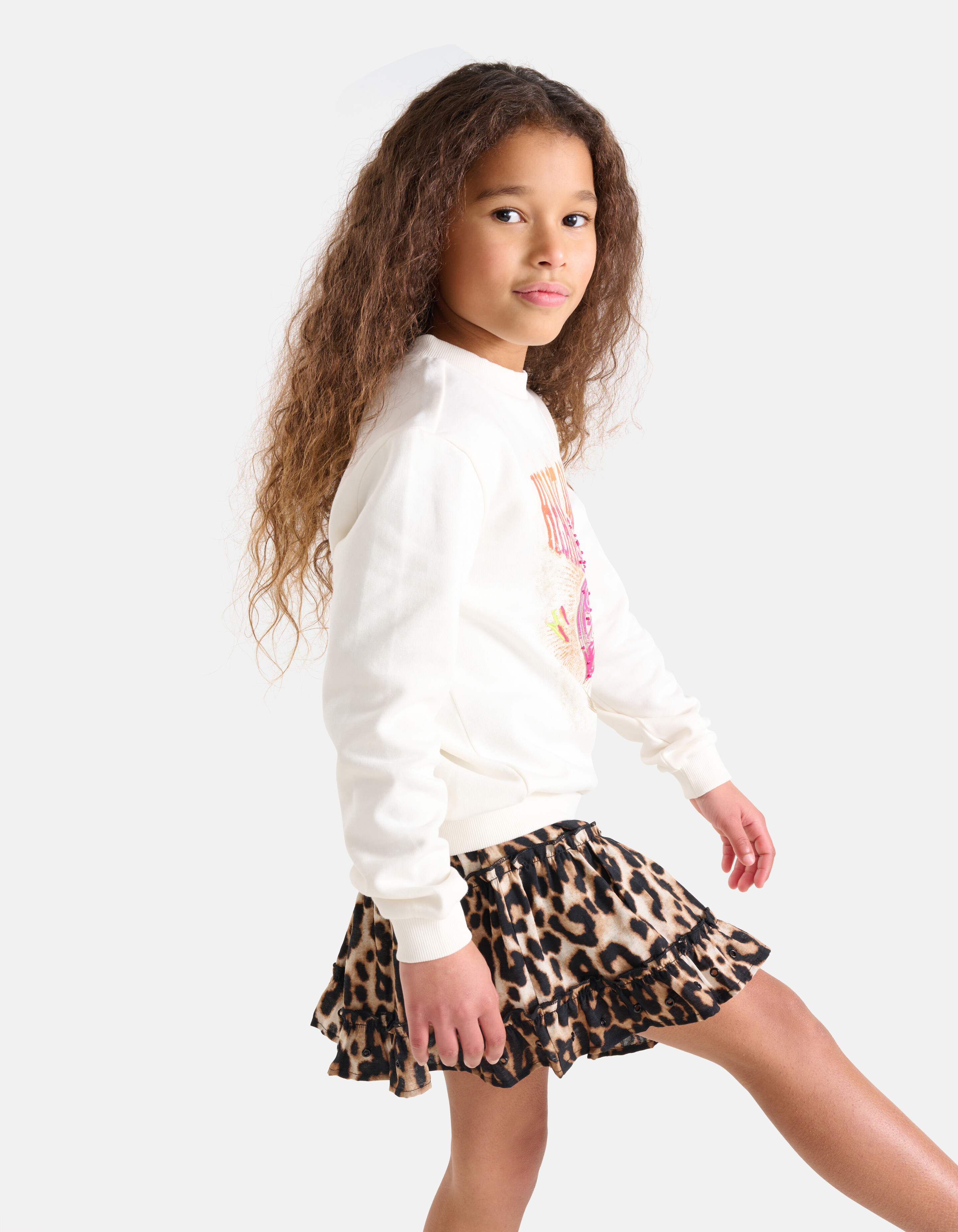 Artwork Pullover Off White SHOEBY GIRLS