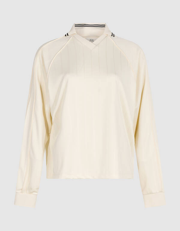 Sportliche Langarmshirt Gebrochenes Wei&szlig; By Anna SHOEBY WOMEN
