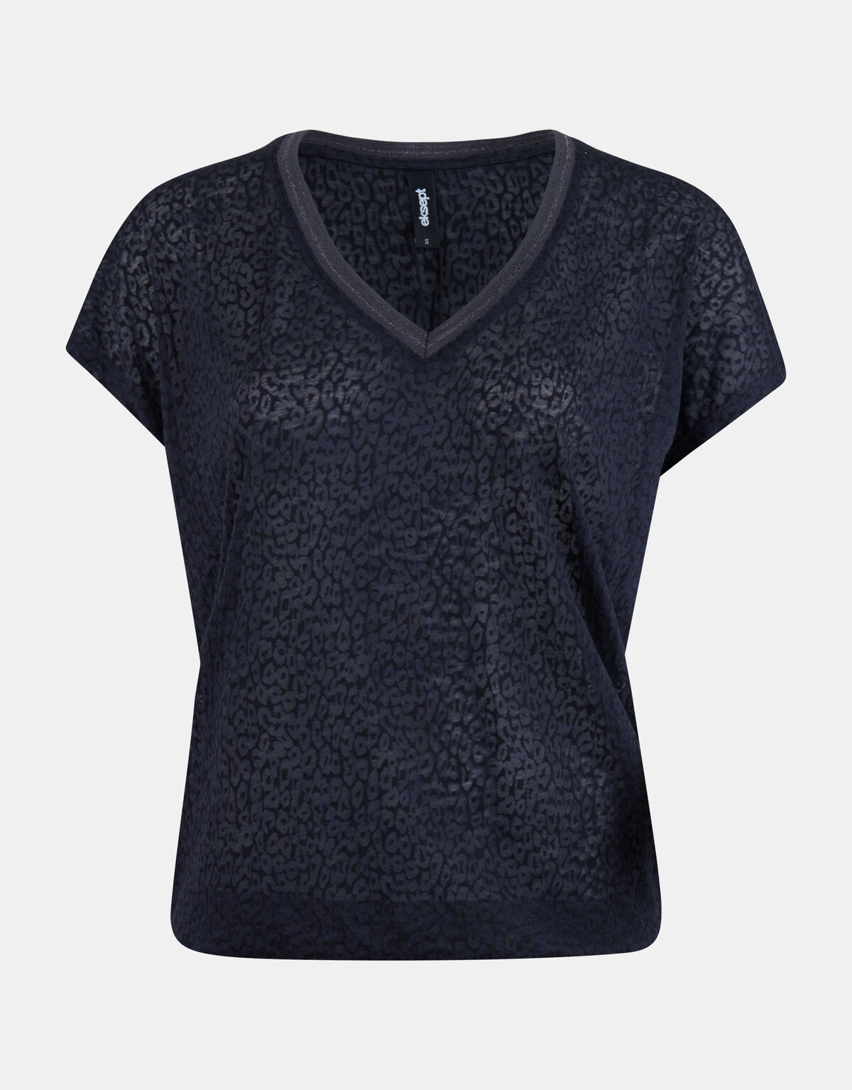 Leopard Burn Out T-Shirt EKSEPT