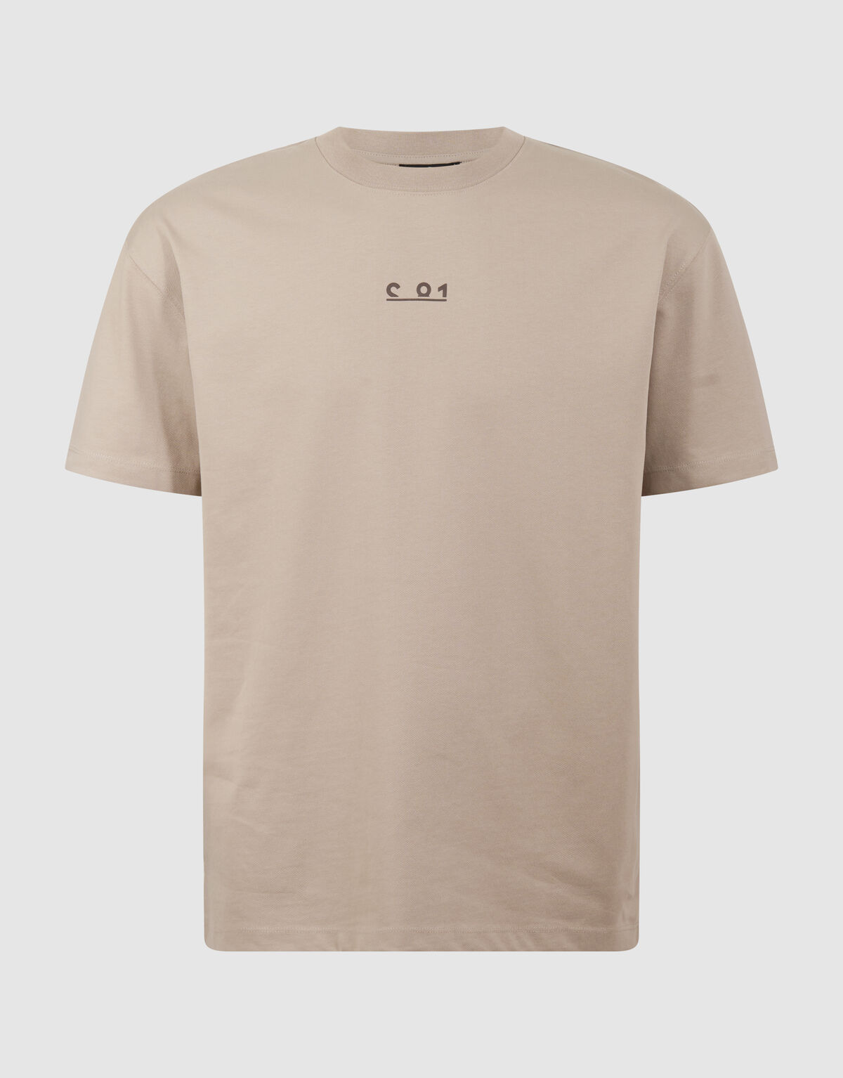 Grafisches Text-T-Shirt Hellbraun SHOEBY MEN