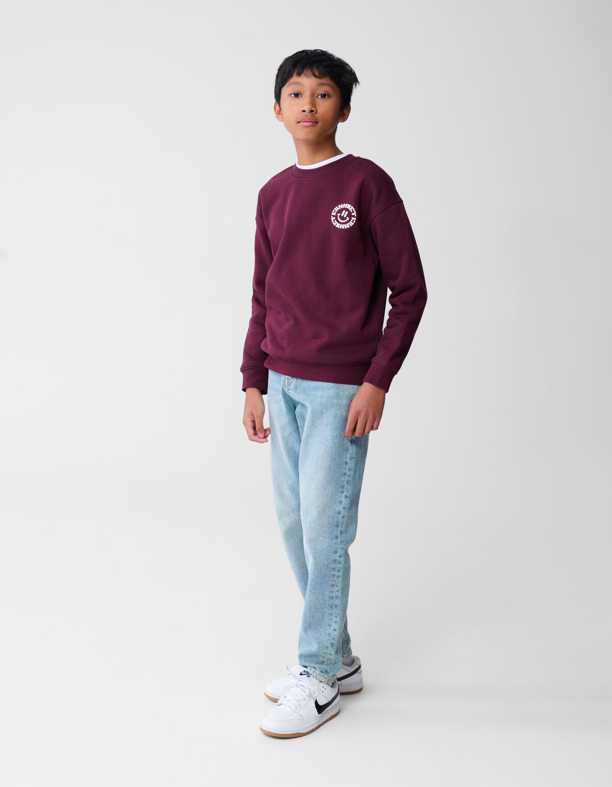Connect Artwork Pullover Dunkelrot SHOEBY BOYS