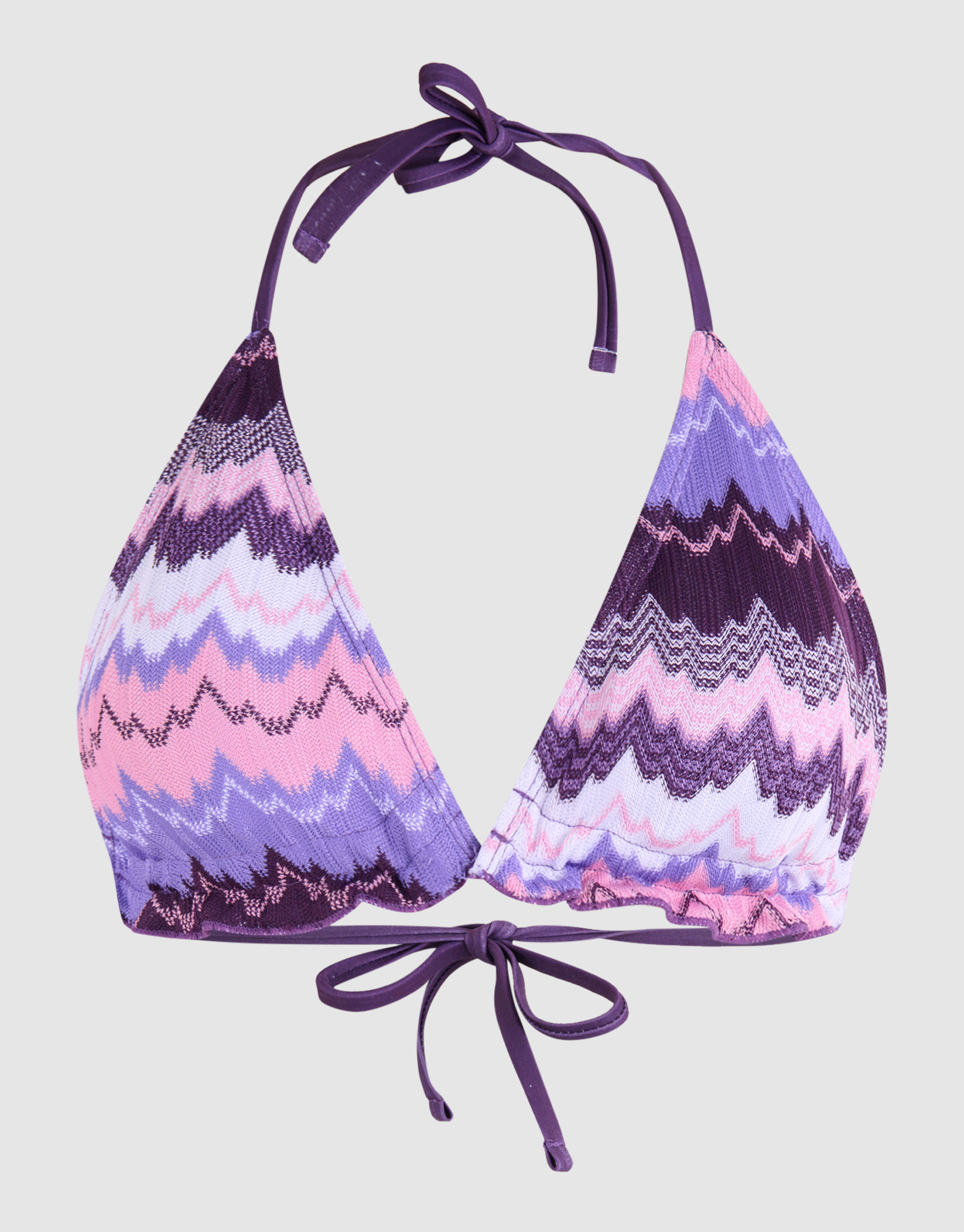 Bedrucktes Bikinioberteil lila SHOEBY ACCESSOIRES