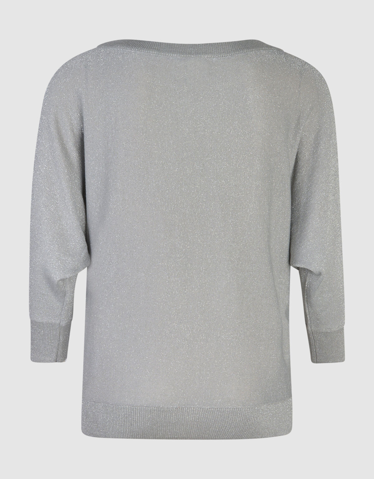 Glitzer Fledermaus Pullover Hellgrau SHOEBY WOMEN