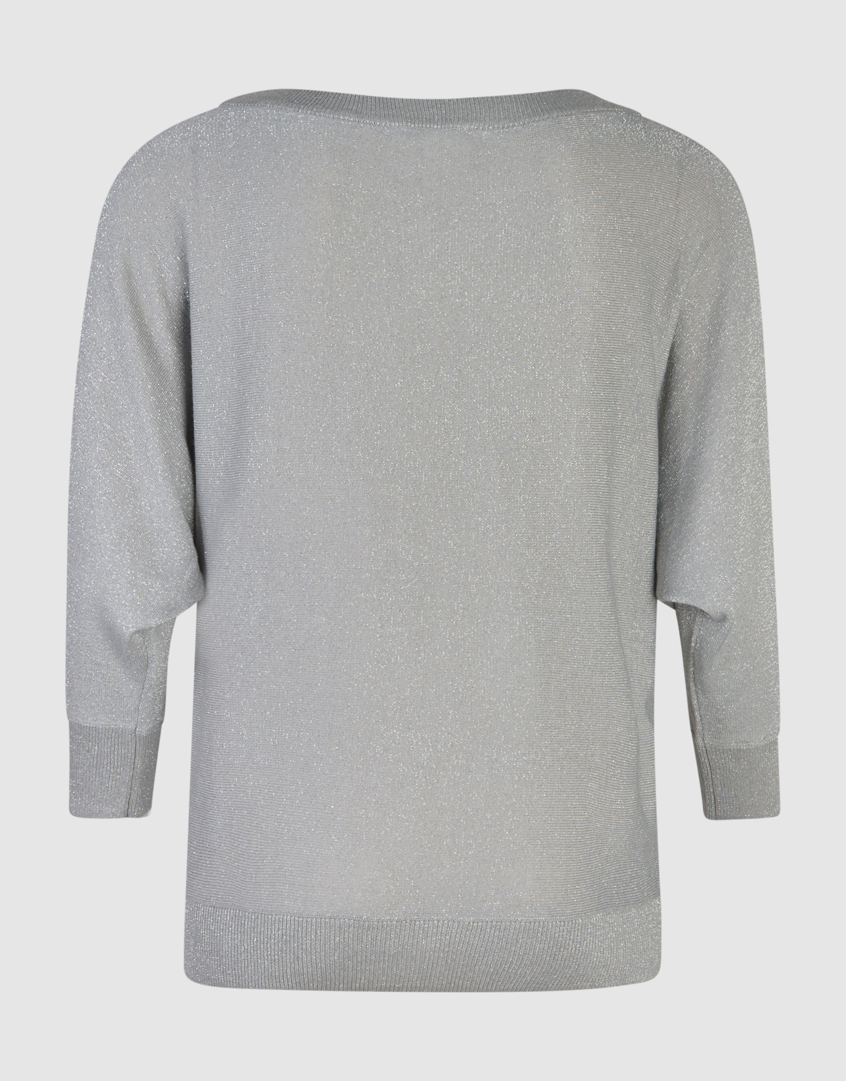 Glitzer Fledermaus Pullover Hellgrau SHOEBY WOMEN