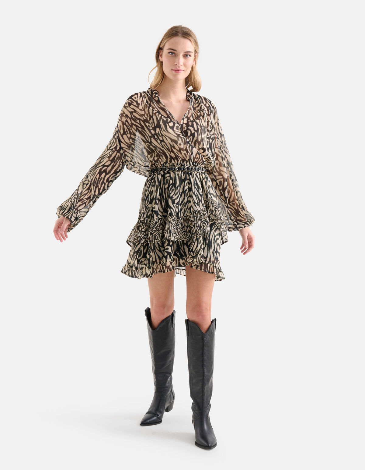 Kleid mit Leopardenmuster SHOEBY WOMEN