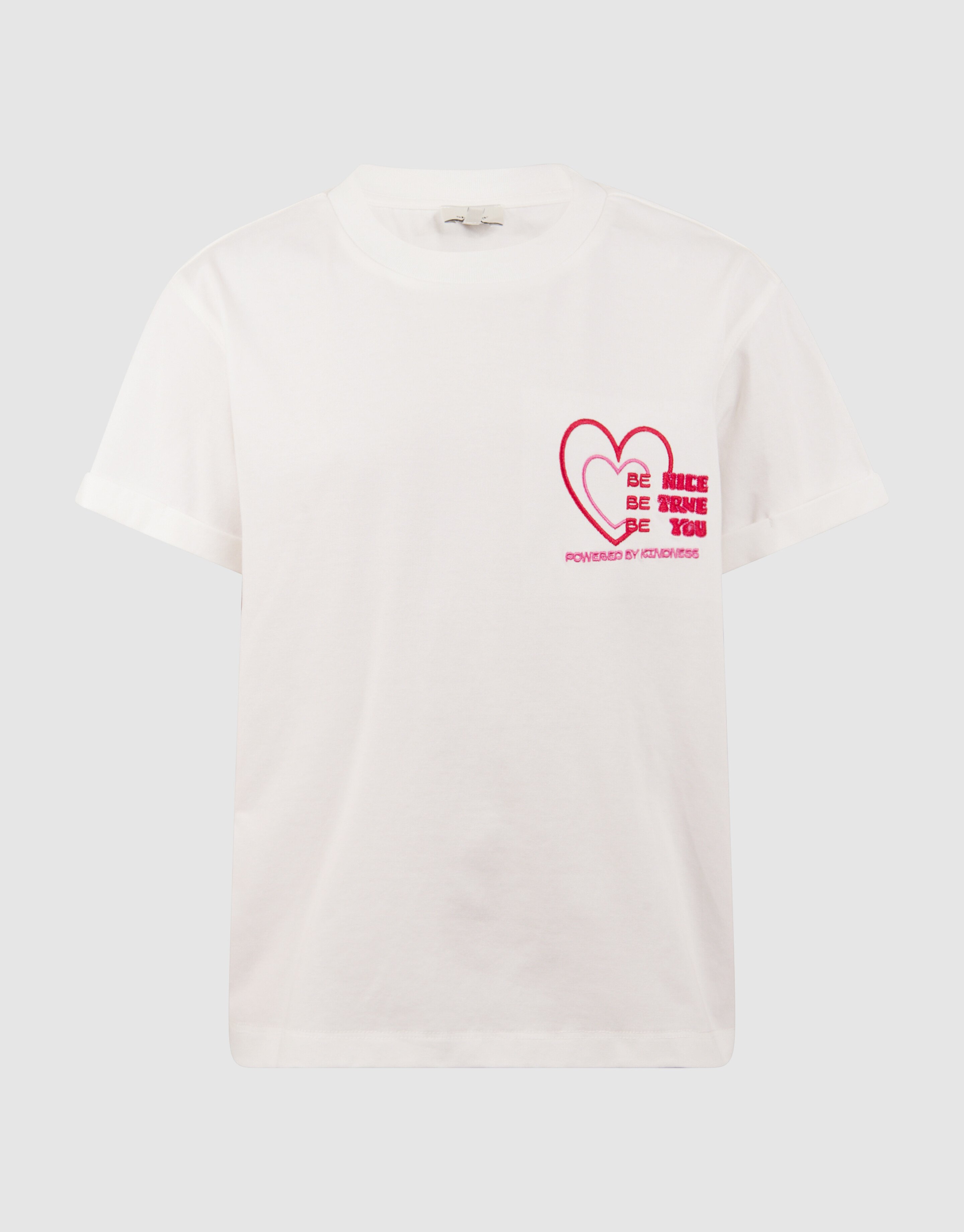 Split Artwork T-Shirt Wei&szlig; SHOEBY GIRLS