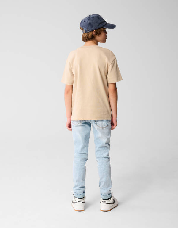 Basic-T-Shirt Sand SHOEBY BOYS