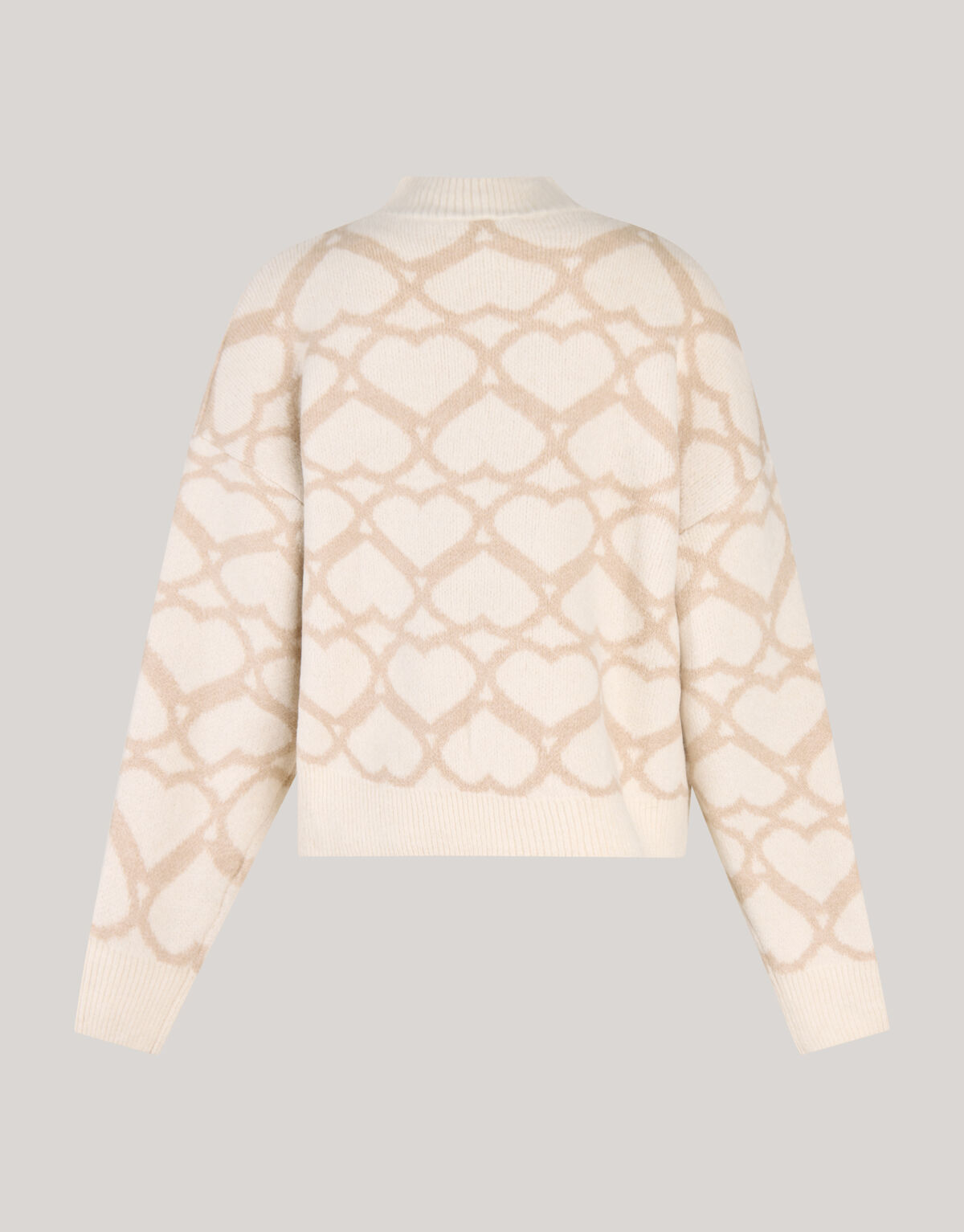Pullover mit Herzmotiv Off White von Furmey SHOEBY WOMEN