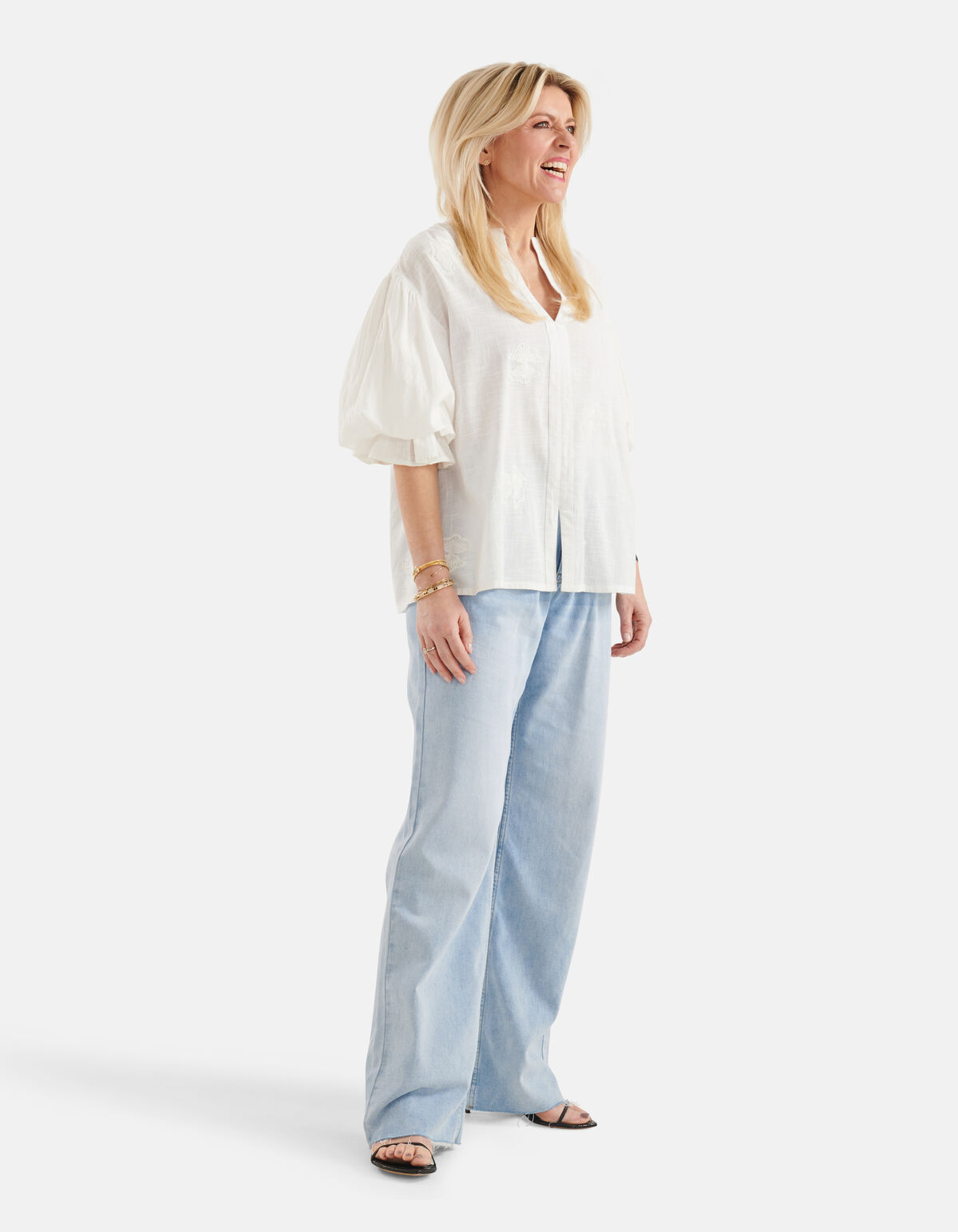 Stickerei Bluse Off White By Lonneke SHOEBY WOMEN