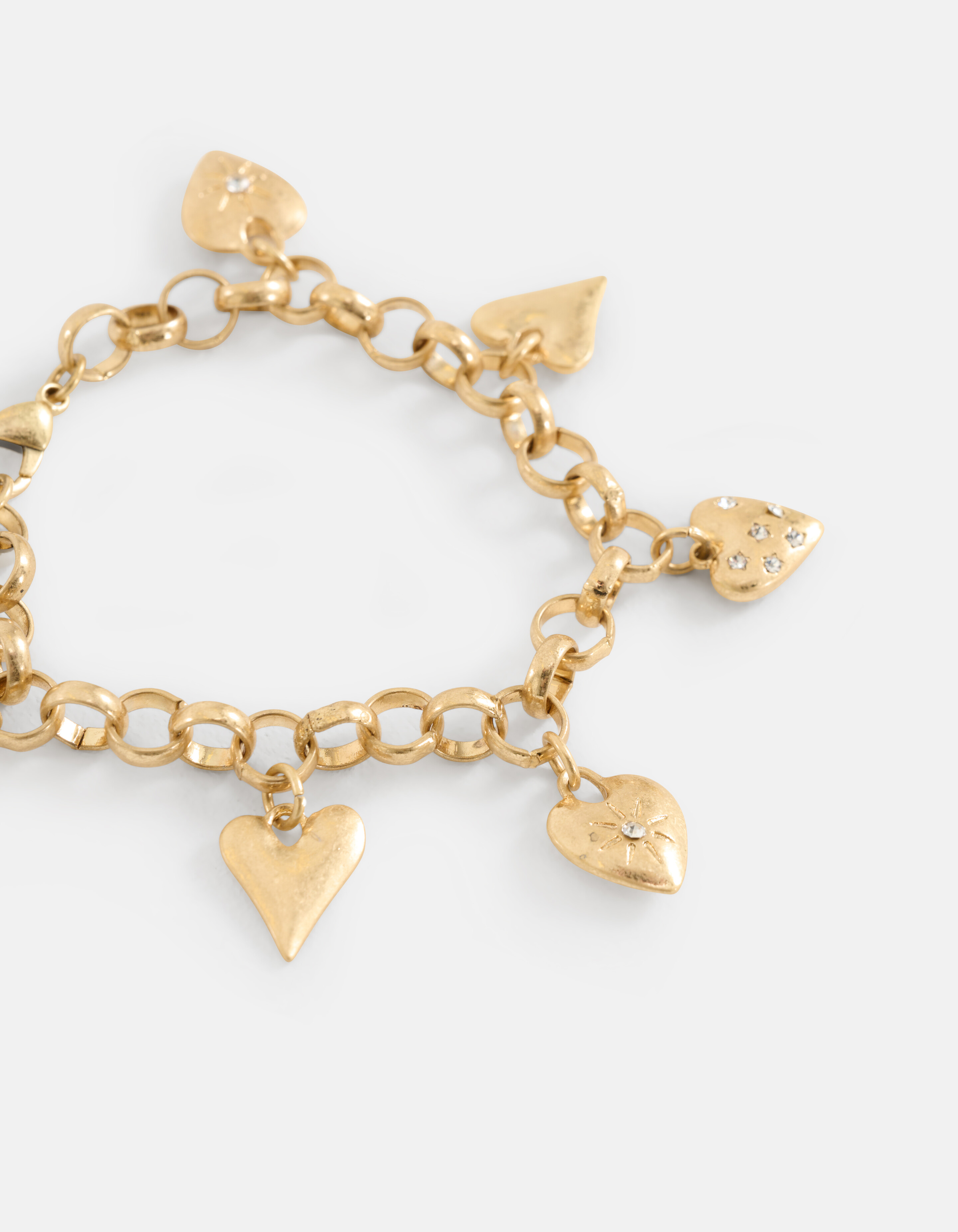 Multiherz-Armband Gold SHOEBY ACCESSOIRES