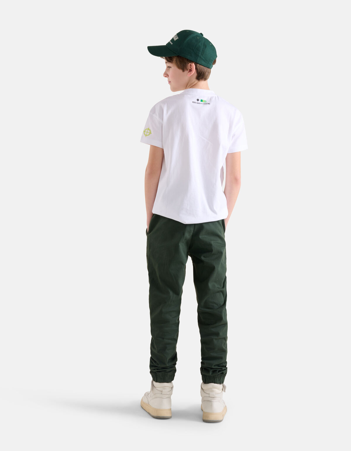 Bedrucktes T-shirt Weiß SHOEBY BOYS