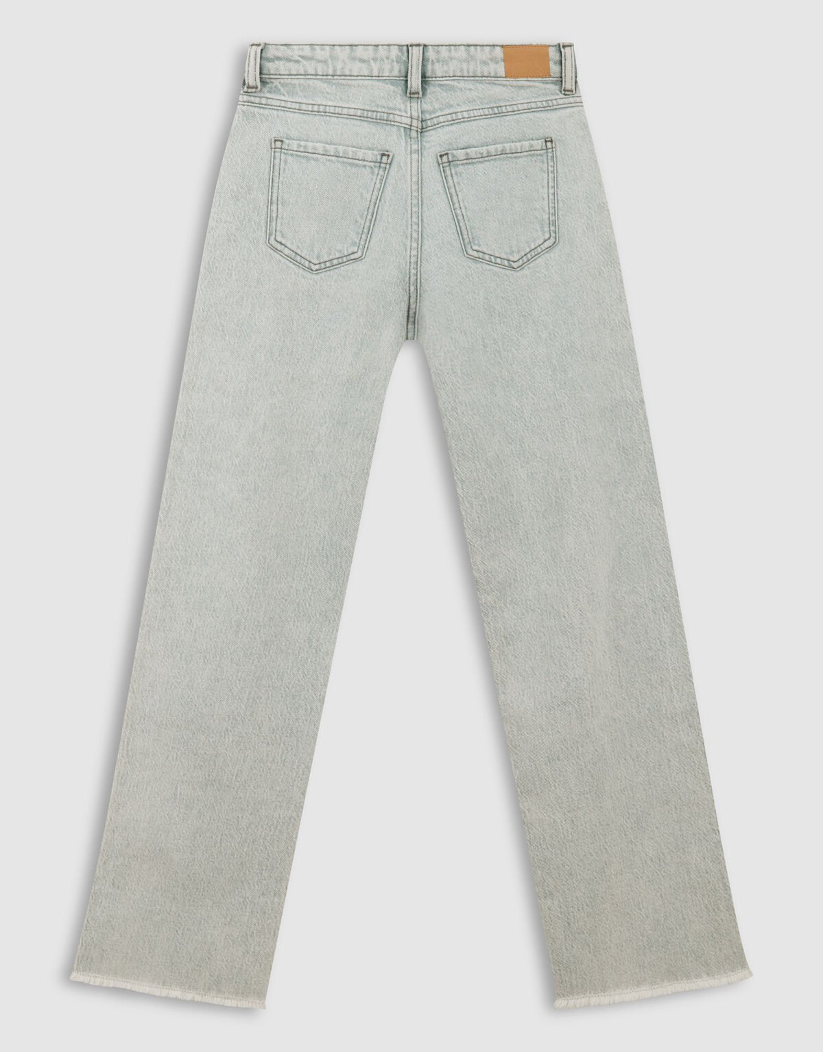 Destroy Straight Fit Jeans Hellgrau SHOEBY GIRLS