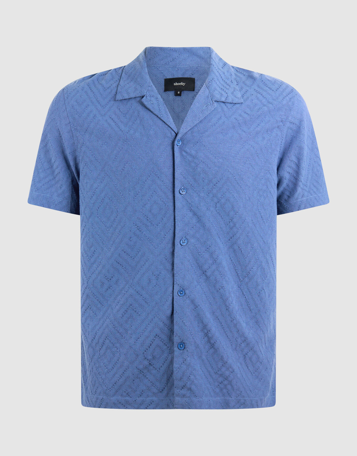 Jacquard-Hemd Hellblau SHOEBY MEN