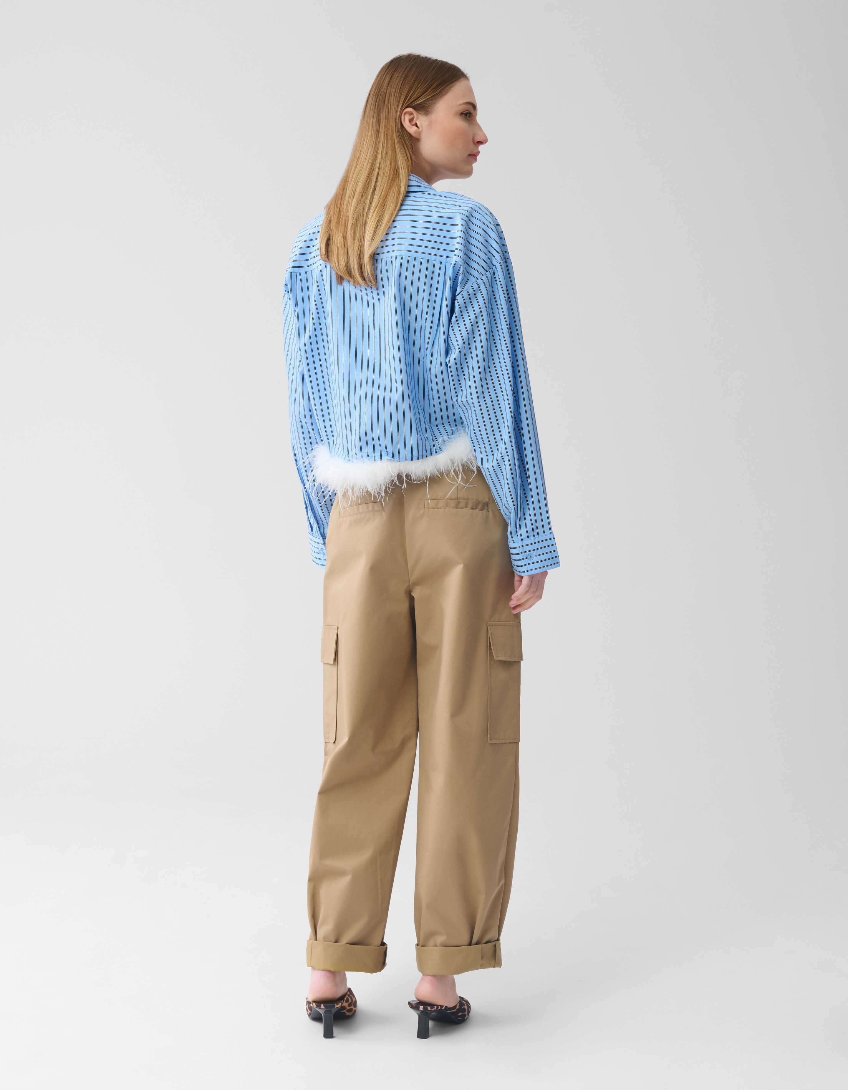 Cargo-Hose mit weitem Bein Braun SHOEBY WOMEN