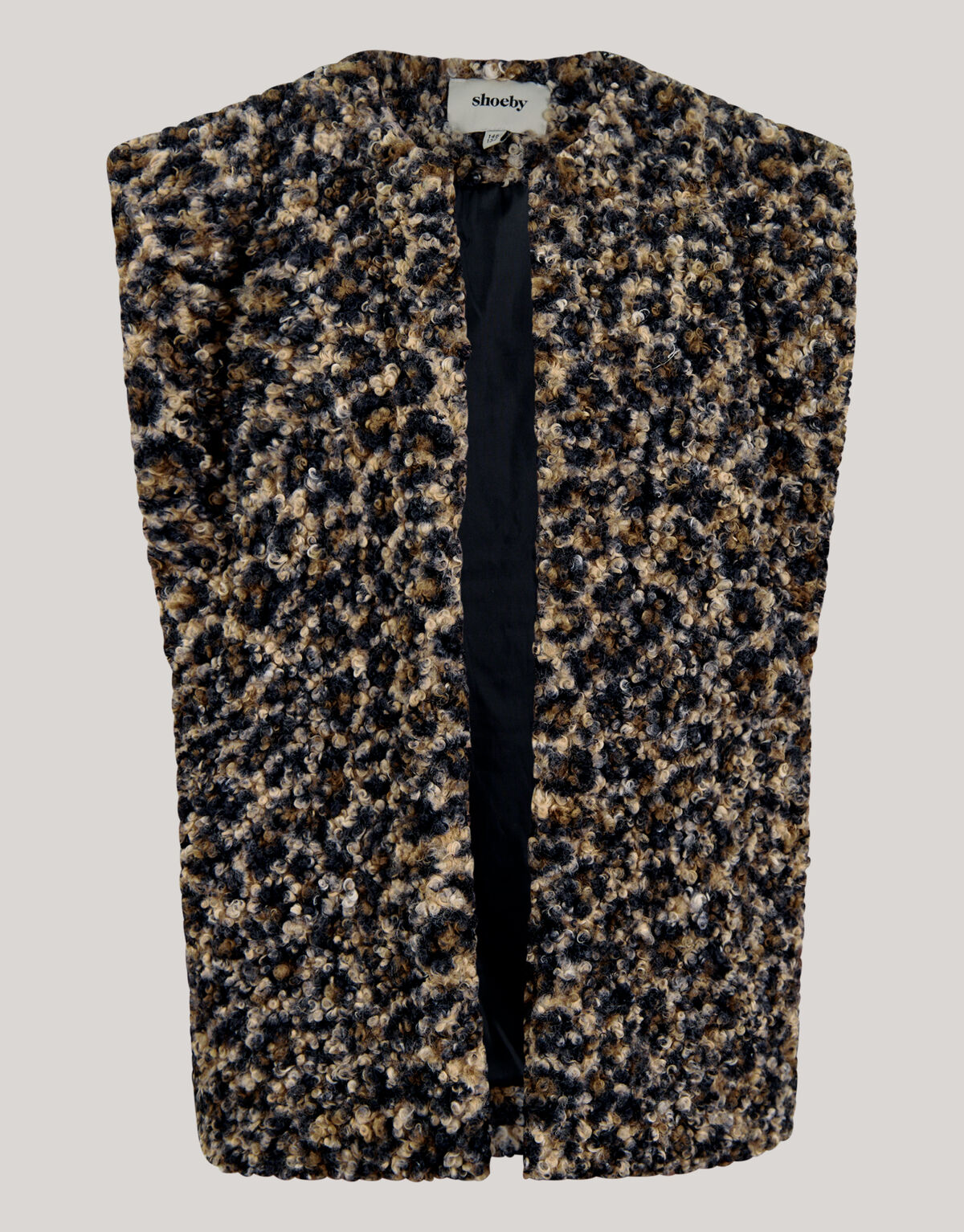 Leopard Teddy Gilet Braun SHOEBY GIRLS