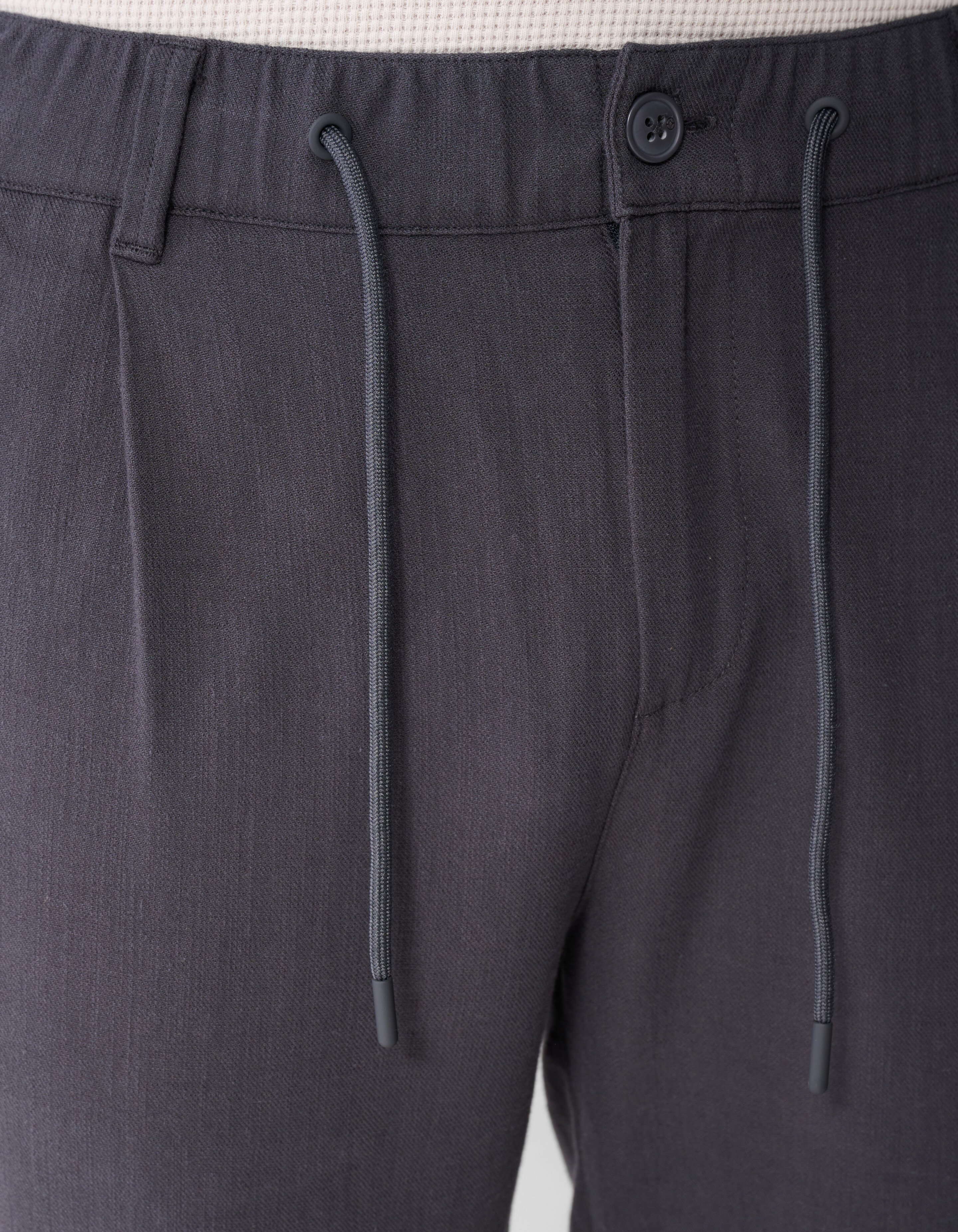 Struktur Regular Fit Hose Dunkelgrau SHOEBY MEN