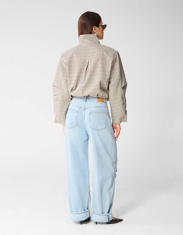Oversized Ruiten Jack Hellbraun Von Monica SHOEBY WOMEN