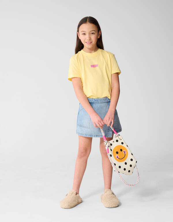 Sunny Artwork T-Shirt Gelb SHOEBY GIRLS