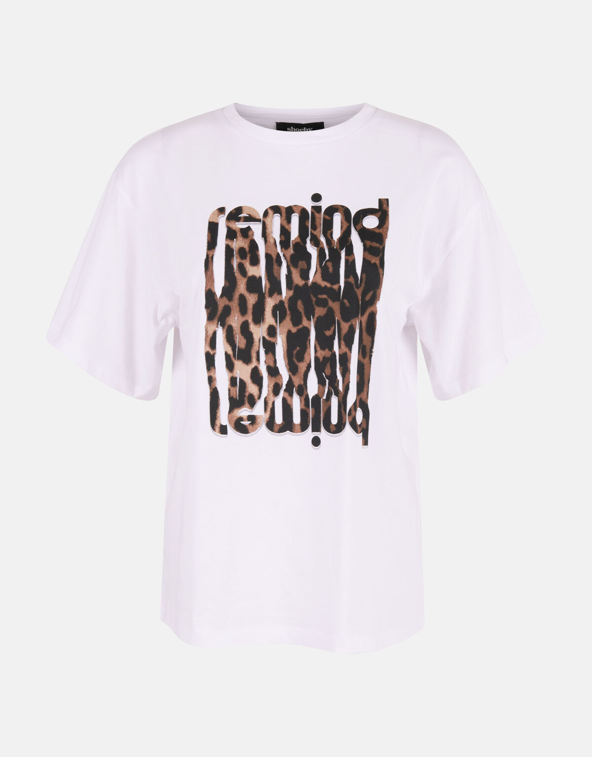 Leopard Artwork T-shirt Weiß SHOEBY WOMEN