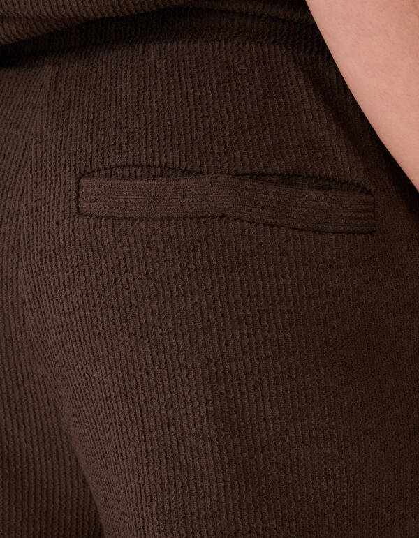 Rippen kurz dunkelbraun SHOEBY MEN