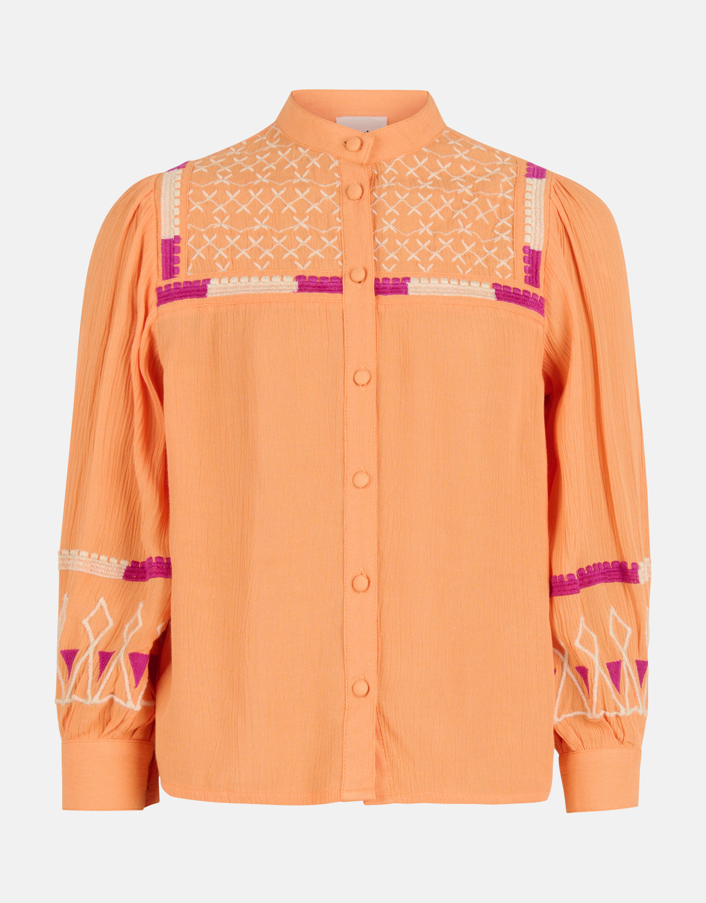 Bluse mit Stickerei Orange SHOEBY GIRLS